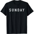 thumbnail image 1 of DAYS of the WEEK tshirt series 'SUNDAY' distressed T-Shirt, 1 of 4