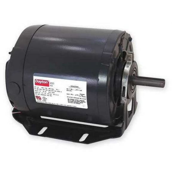 DAYTON 1YBV9 Agricultural Fan Motor, Split-Phase, 1/2 HP, 115/230V AC, 1,725 Nameplate RPM, 56 Frame