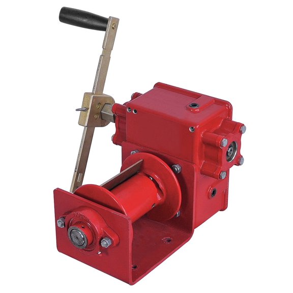 Dayton Hand Winch, Worm Gear, w/ Brake, 2000 lb. - 35Z849