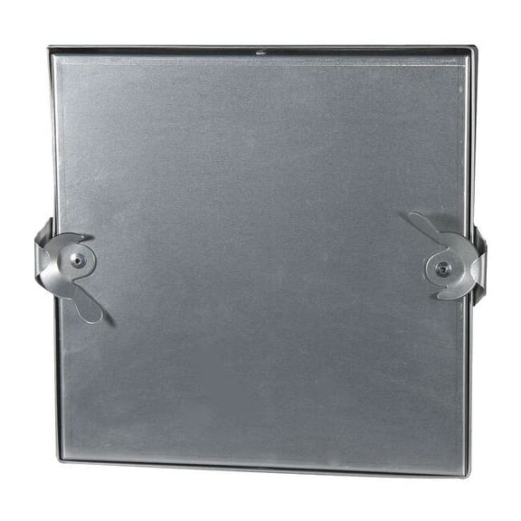 DAYTON 5EFT2 Access Door,10 In,Square,Galvanized Stl