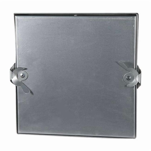 DAYTON 5EFT2 Access Door,10 In,Square,Galvanized Stl