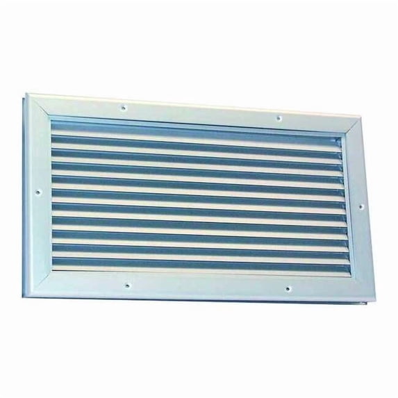 DAYTON 5NKL2 Door Louver,18-1/4 W,10-1/8 H,Aluminum