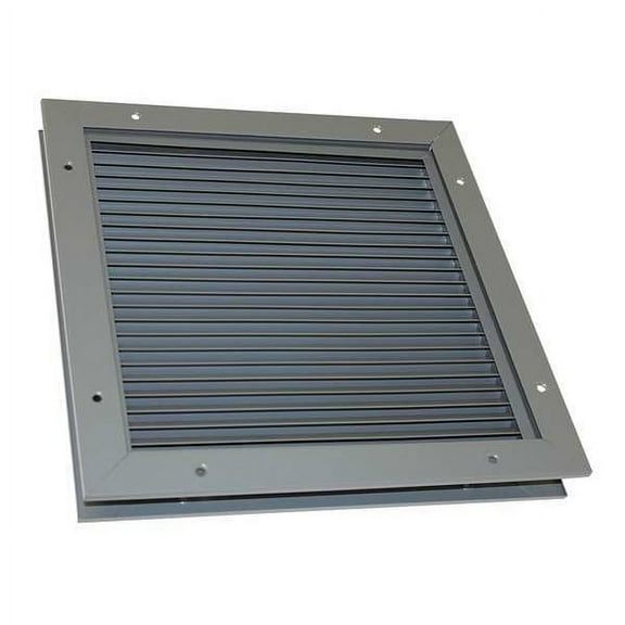 DAYTON 6WRH7 Door Louver,6-1/8 H,12-1/4 W,Steel