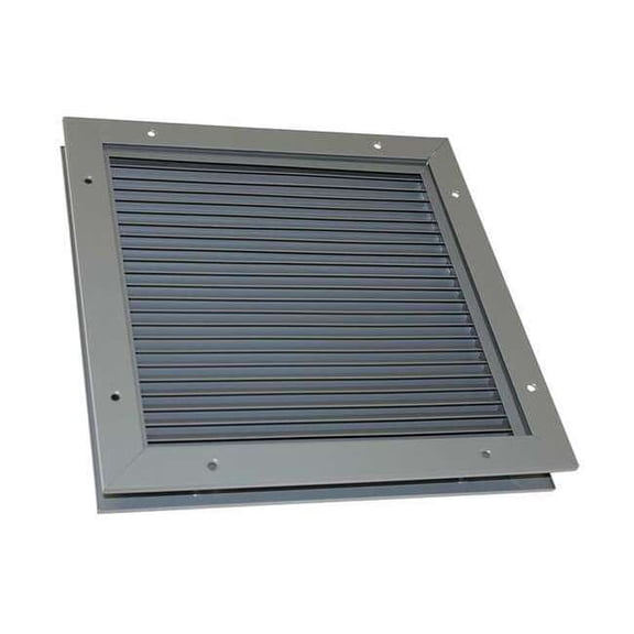 DAYTON 6WRJ8 Door Louver,18-1/8 H,22-1/4 W,Steel