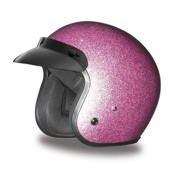 DAYTONA Cruiser 3/4 Open Face Motorcycle Helmet Metal Flake DOT 22 COLORS XS-XXL