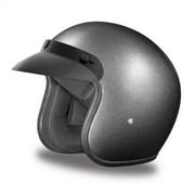 DAYTONA Cruiser 3/4 Open Face Motorcycle Helmet Metal Flake DOT 22 COLORS XS-XXL