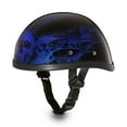 thumbnail image 1 of DAYTONA Novelty Skull Cap 1/2 Half Motorcycle Helmet 35 Styles NON DOT XS-XXL, 1 of 6