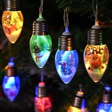 Snow String Snow Globe Lights