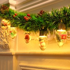 Snow String Snow Globe Lights