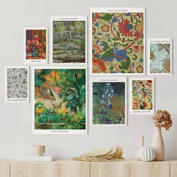 DAZLUTE 8 Pack Bohemian Art Acoustic Panels, Self-adhesive Soundproof Wall Panels, Sound Absorbing Panels for Acoustic Treatment and Wall Art Decor