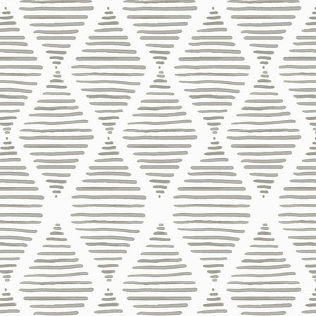 DAZLUTE Geometric Peel and Stick Wallpaper Striped Wallpaper Geometric Self Adhesive Removable Wallpaper Grey and White Contact Paper 17.3in x 118in