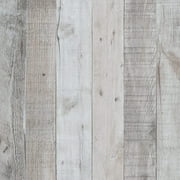 DAZLUTE Grey Wood Peel and Stick Wallpaper 17.71" x 590", Self Adhesive Wallpaper, Wood Plank Removable Contact Paper