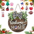 thumbnail image 1 of DAZUINIAO  Welcome Sign Front Door Patriotic Decor House Warming Gifts for New Home Unique Home Holiday Decor, 1 of 9