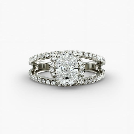 Dazzle Jewel 1.8 Ct Radiant Cut Diamond Wedding Engagement Ring - 14k White Gold Plated Wedding Anniversary Ring - Diamond Ring for Women's - Ring for Women's - Wedding Jewelry for Bridesmaids