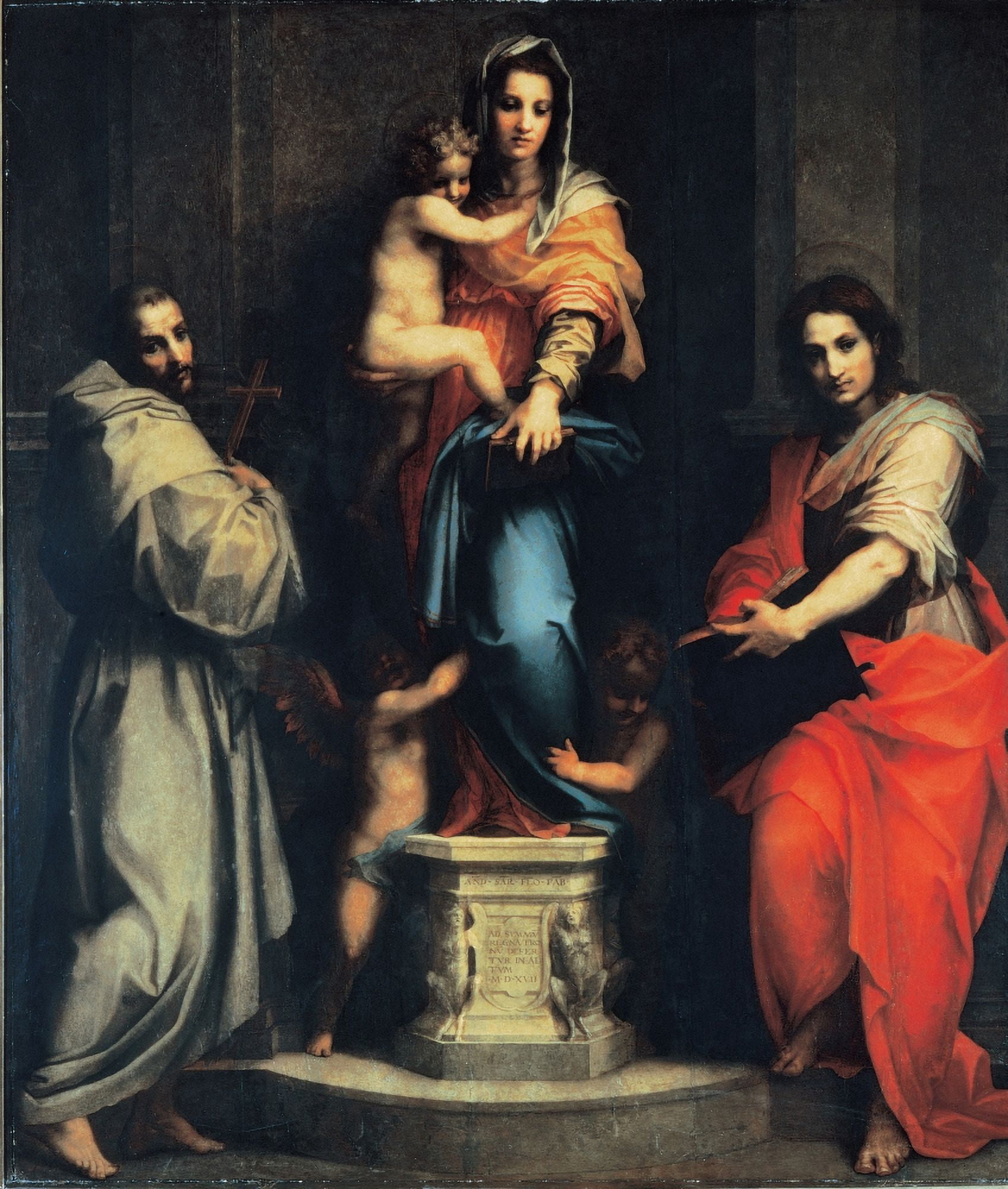 DAgnolo Andrea Known As Andrea Del Sarto Canvas Art - (18 x 24)