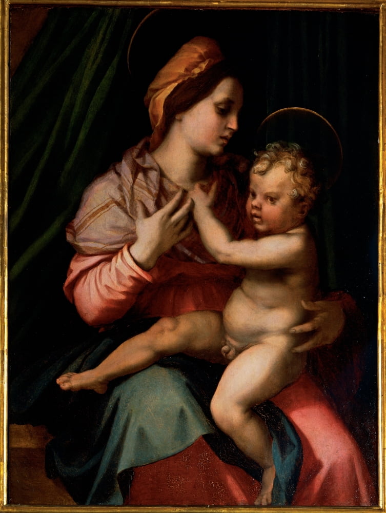 DAgnolo Andrea Known As Andrea Del Sarto Canvas Art - (18 x 24)