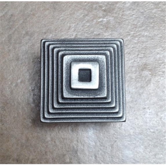 DArtefax DHK33-BRZ Square Pyramid Knob- Antique Bronze