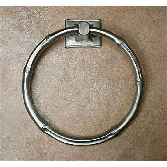 DArtefax DHTR4-BRZ Bamboo Towel Ring- Antique Bronze