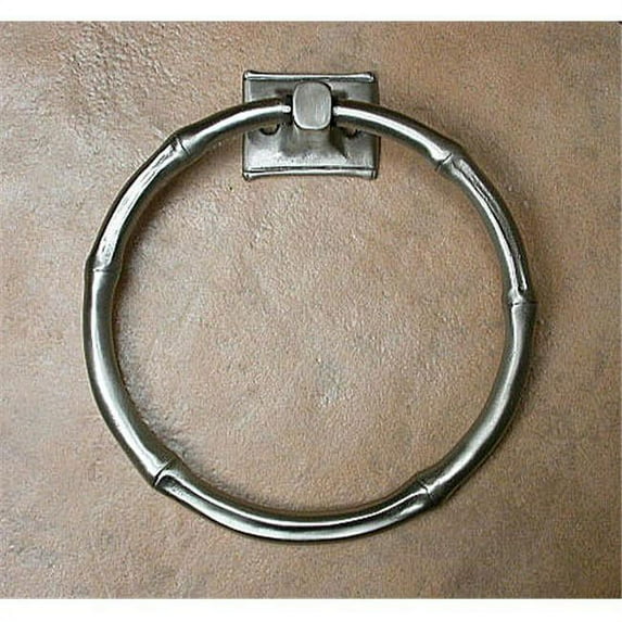 DArtefax DHTR4-SH Bamboo Towel Ring- Shiny
