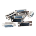 thumbnail image 1 of DB-15 Dual Row 180 Degree D-Sub PCB Mounting Connector Male Plug 10 Pieces, 1 of 1