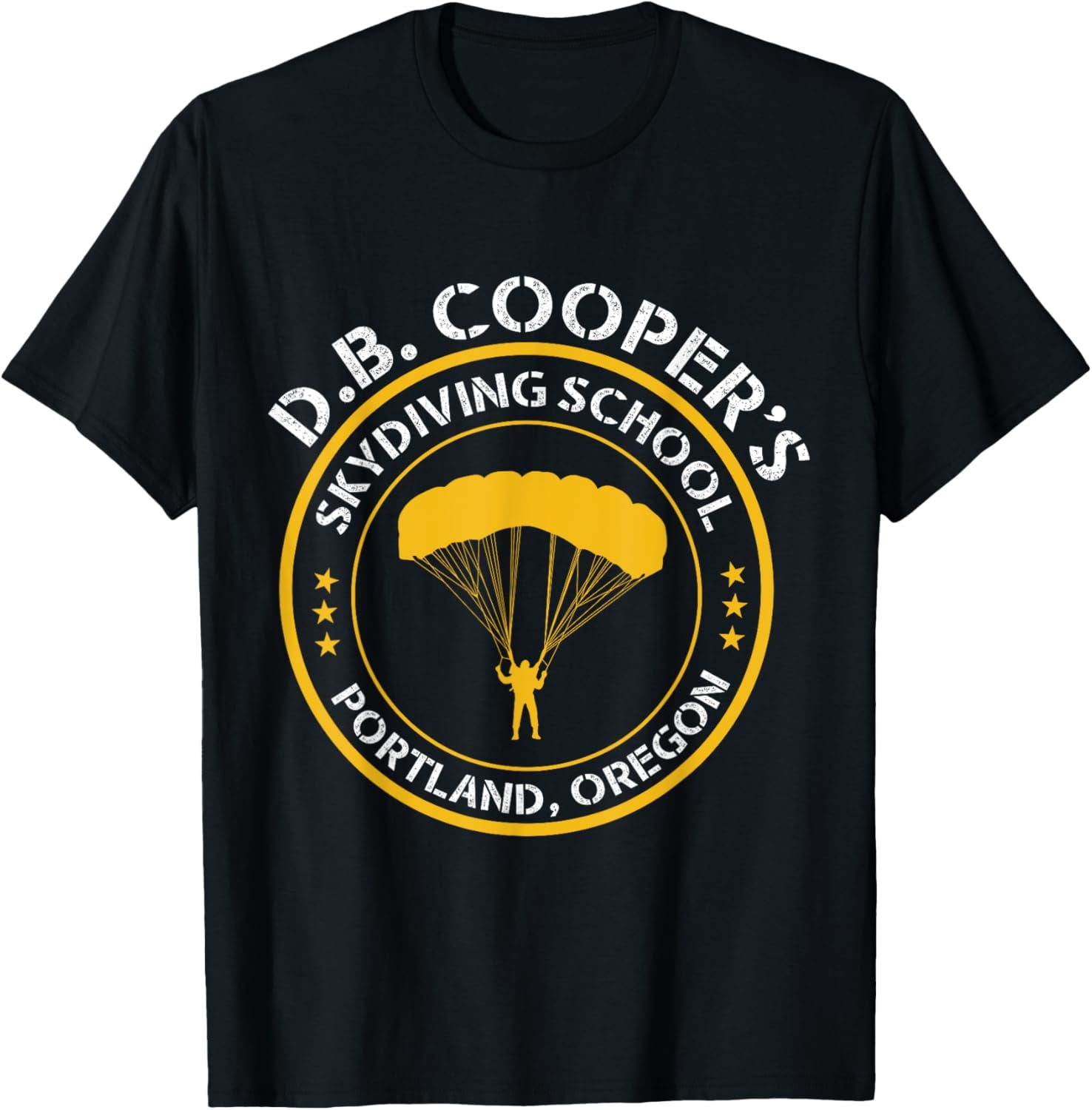 DB Cooper Skydiving School Portland Oregon Funny TShirt