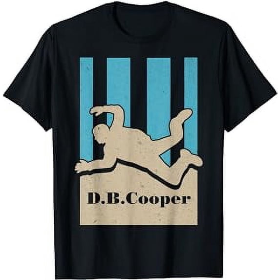 DB Cooper cool unsolved mystery retro sixties urban legend T-Shirt