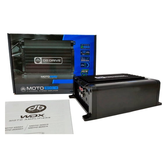 DB DRIVE MOTO800/4 WDX MOTO 4-Channel 1600w max Class D Amplifier