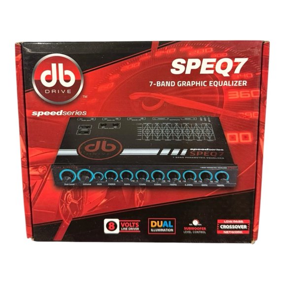 DB Drive SPEQ7 7Band Graphic Equalizer & 8V Line Driver