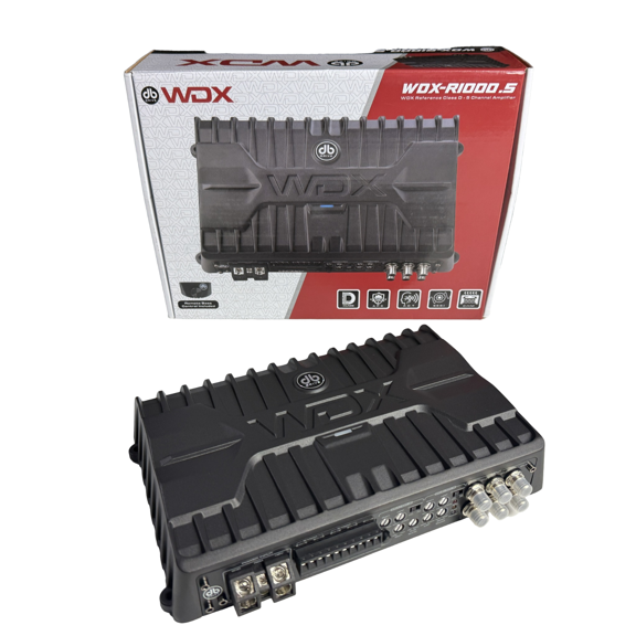 DB Drive WDX-R1000.5 Reference 1000 watts Class-D 5 Channel car audio Amplifier