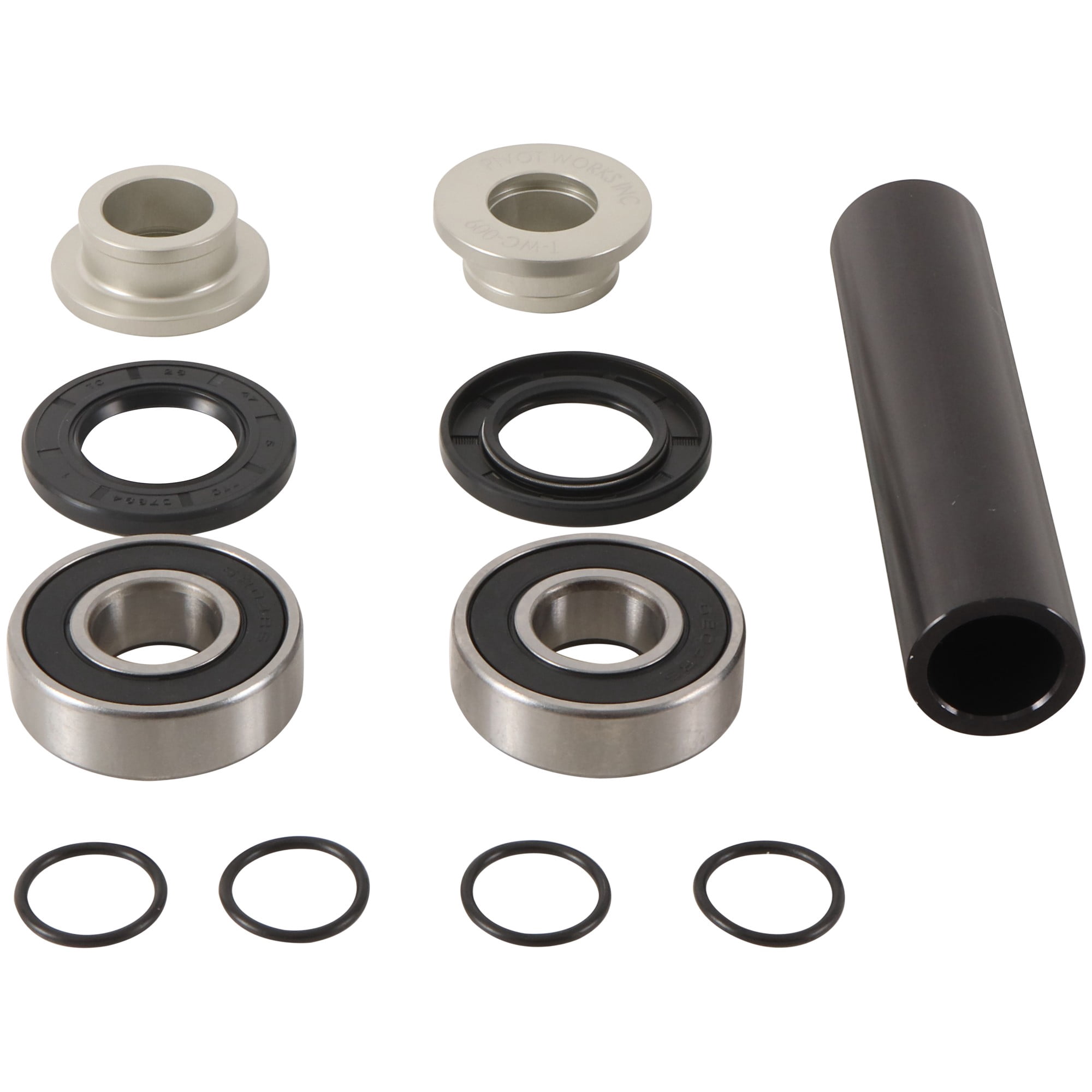Pivot Works Rear Wheel Bearing Kit - PWRWK-C01-000, Complete Replacement Kit With Bearings & Seals