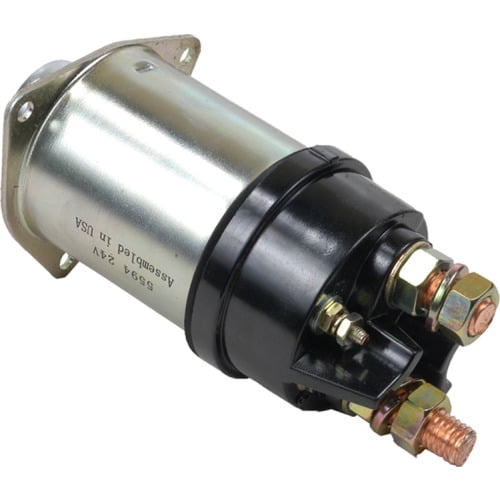 DB Electrical SDR6013 STARTER Solenoid Compatible With/Replacement For 24 VOLT DELCO 37MT 1115594, 1115604, 1115605, D901A 10A-D938W 7-1123 7-1124 7-922 7-938 10A-D938W ZM459 ZM7459 2A-6041 245-12023