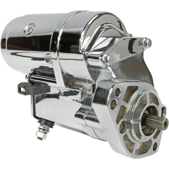 DB Electrical SHD0015-C Chrome 2.4KW Starter compatible with/replacement for Harley Davidson Motorcycles (Dyna, Fatboy, Softail & Heritage) 31553-94 31559-99A