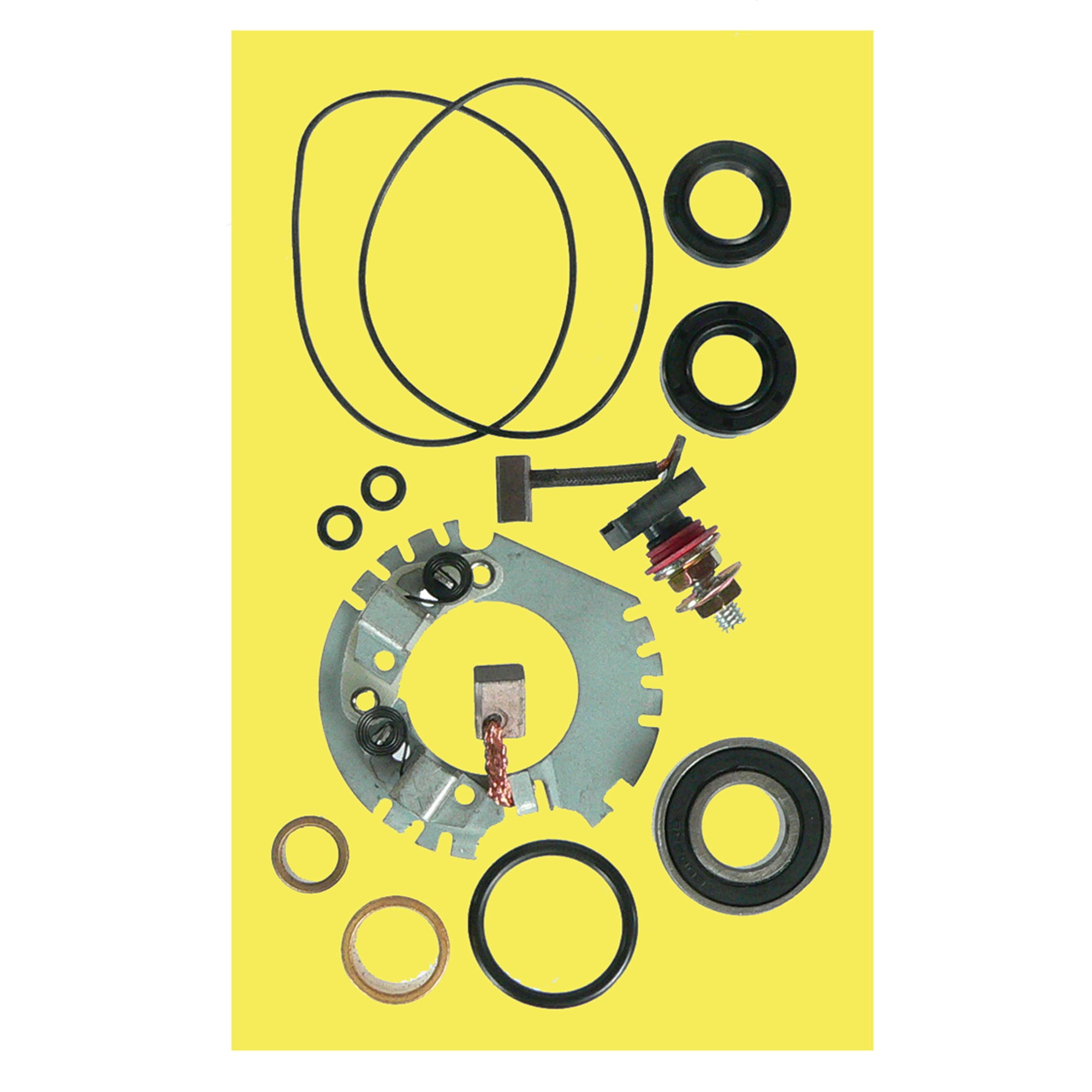 DB Electrical SMU9104 Starter Kit Brushes Parts Bearing Compatible With