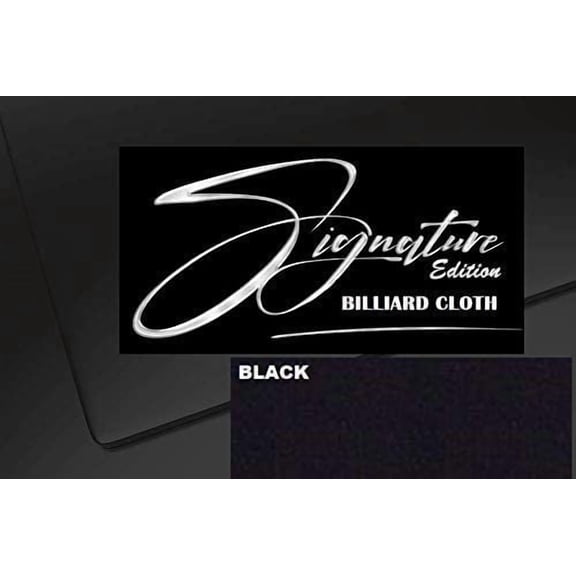 DB Entertainment Company Billiard Pool Table Fabric Cloth Bed and Rails (Black, 8' Oversize Billiard Pool Table Cloth)