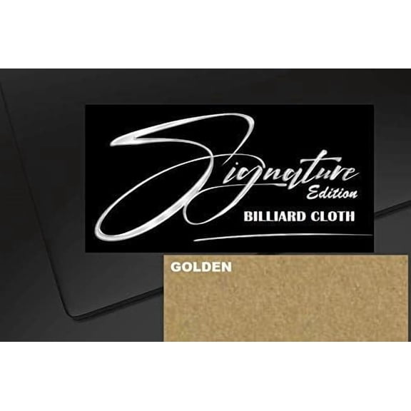 DB Entertainment Company Billiard Pool Table Fabric Cloth Bed and Rails (Golden, 7' Billiard Pool Table Cloth)