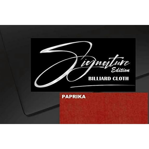 DB Entertainment Company Billiard Pool Table Fabric Cloth Bed and Rails (Paprika, 9' Billiard Pool Table Cloth)
