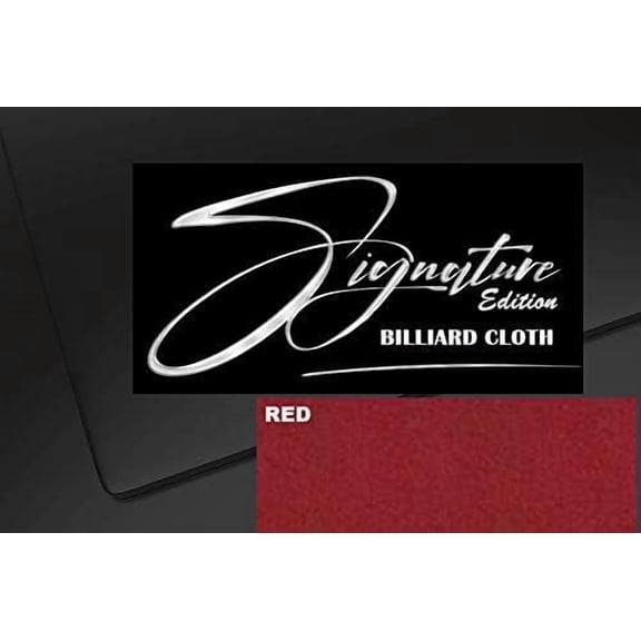 DB Entertainment Company Billiard Pool Table Fabric Cloth Bed and Rails (Red, 10' Billiard Pool Table Cloth)