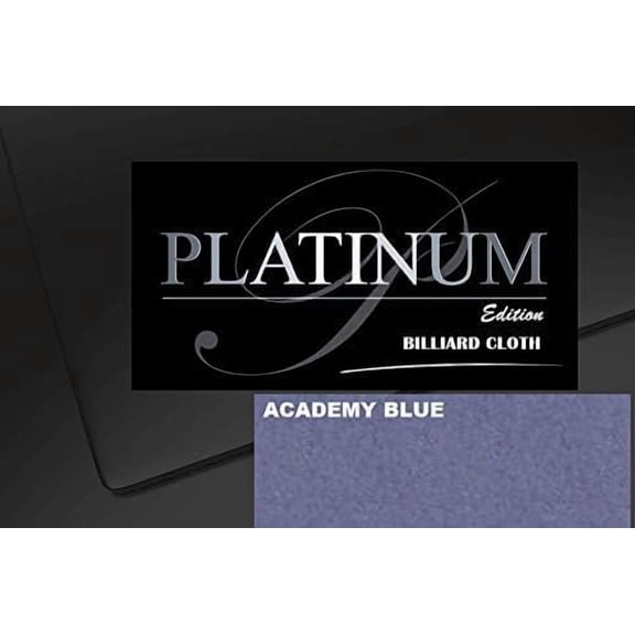 DB Entertainment Company Platinum Edition Billiard Pool Table Fabric Cloth Bed and Rails Pre-Cut (18 Colors) 7' 8' 8'OS 9' 10' Tables (Academy Blue, 9' Billiard Pool Table Cloth)