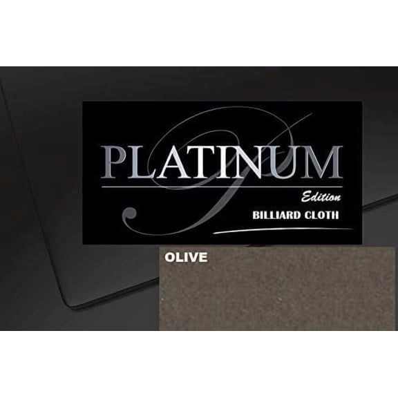 DB Entertainment Company Platinum Edition Billiard Pool Table Fabric Cloth Bed and Rails Pre-Cut (18 Colors) 7' 8' 8'OS 9' 10' Tables (Olive, 8' Oversize Billiard Pool Table Cloth)
