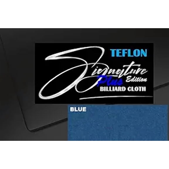 DB Entertainment Company Signature Plus Edition Billiard Pool Table Fabric Cloth Bed and Rails Pre-Cut (30 Colors) 7' 8' 8'OS 9' 10' Tables (Blue, 10' Billiard Pool Table Cloth)