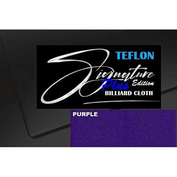 DB Entertainment Company Signature Plus Edition Billiard Pool Table Fabric Cloth Bed and Rails Pre-Cut (30 Colors) 7' 8' 8'OS 9' 10' Tables (Purple, 7' Billiard Pool Table Cloth)