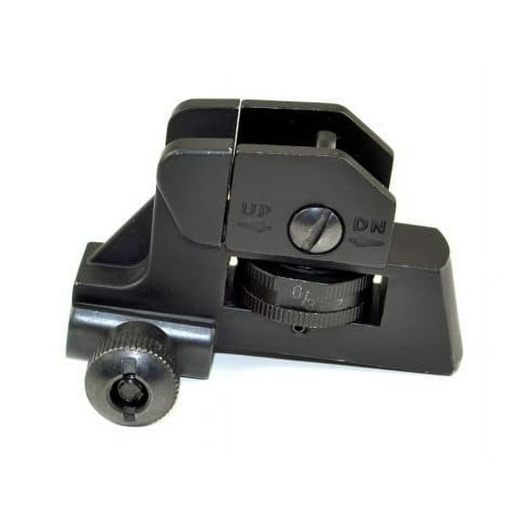 DB TAC Rear Sight Aluminum Picatinny/Weaver Complete Match-Grade 4/15 Back up