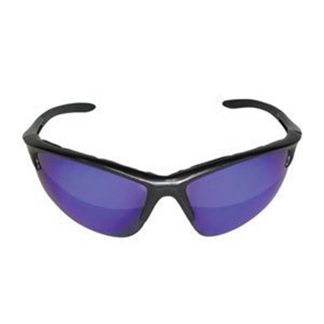 DB2 Safety Glasses with Charcoal Frame and Purple Haze Lenses - Polybag
