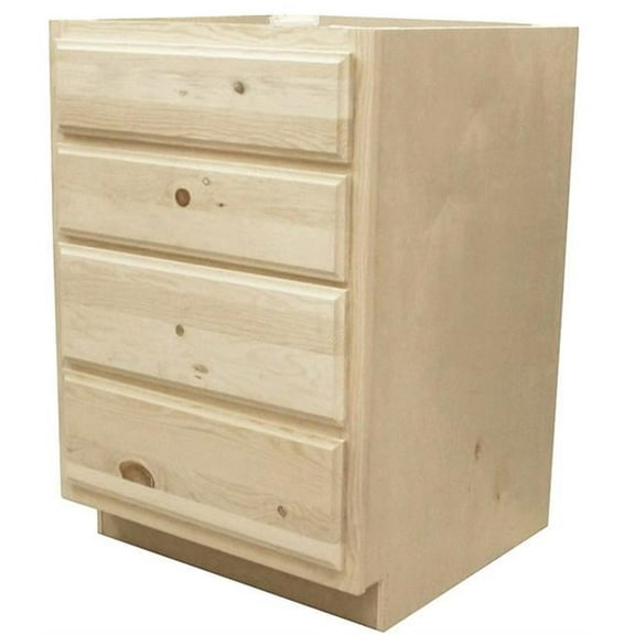 DB24-PFP 24 in. Pine Draw Base Cabinet