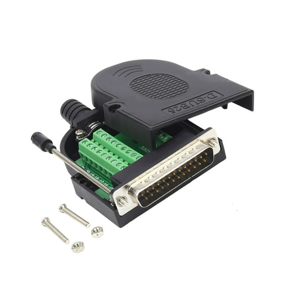 DB25 Connectors RS232 Terminal Block Adapter Module D-SUB 25-pin RS232 Joint Male/Female
