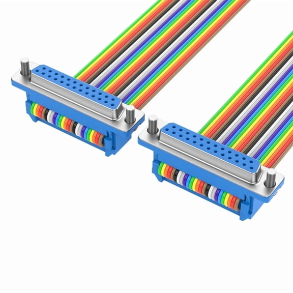 DB25 Male Female Extension Cable 232 Serial Port Printer Data Cord for Computers and Communication Devices