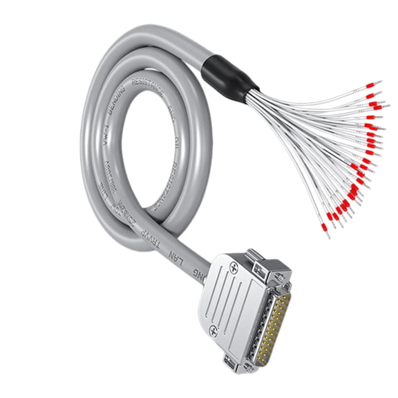 DB25 RS232 Cable Male to Female 25Pin Straight Through Data Transmission Extension Cable For Automation Accessories
