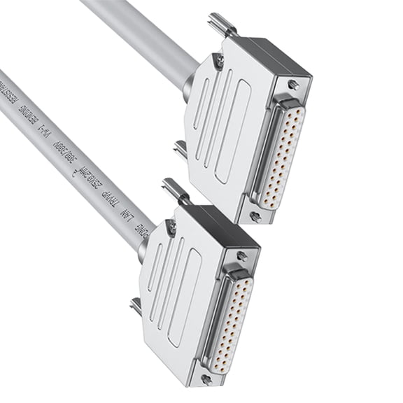 DB25 RS232 Cable Male to Female 25Pin Straight Through Data Transmission Extension Cable For Automation Accessories
