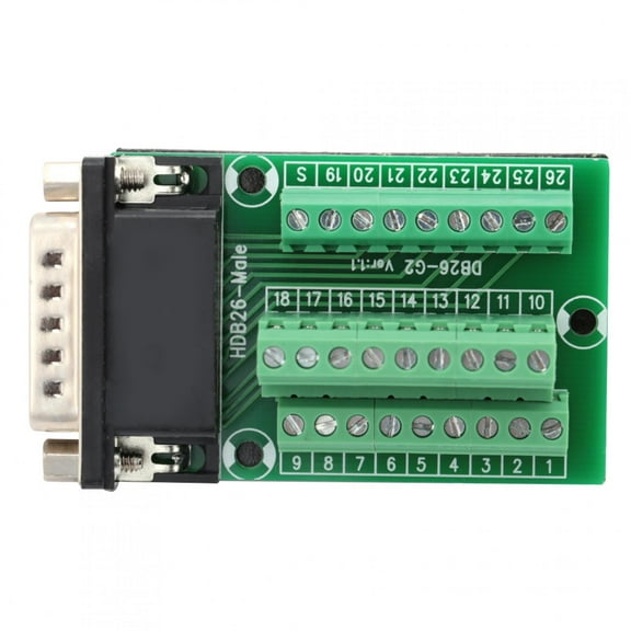 DB26 Breakout Board, Breakout Board Module, Long Serving Life Stable Durable For Industry