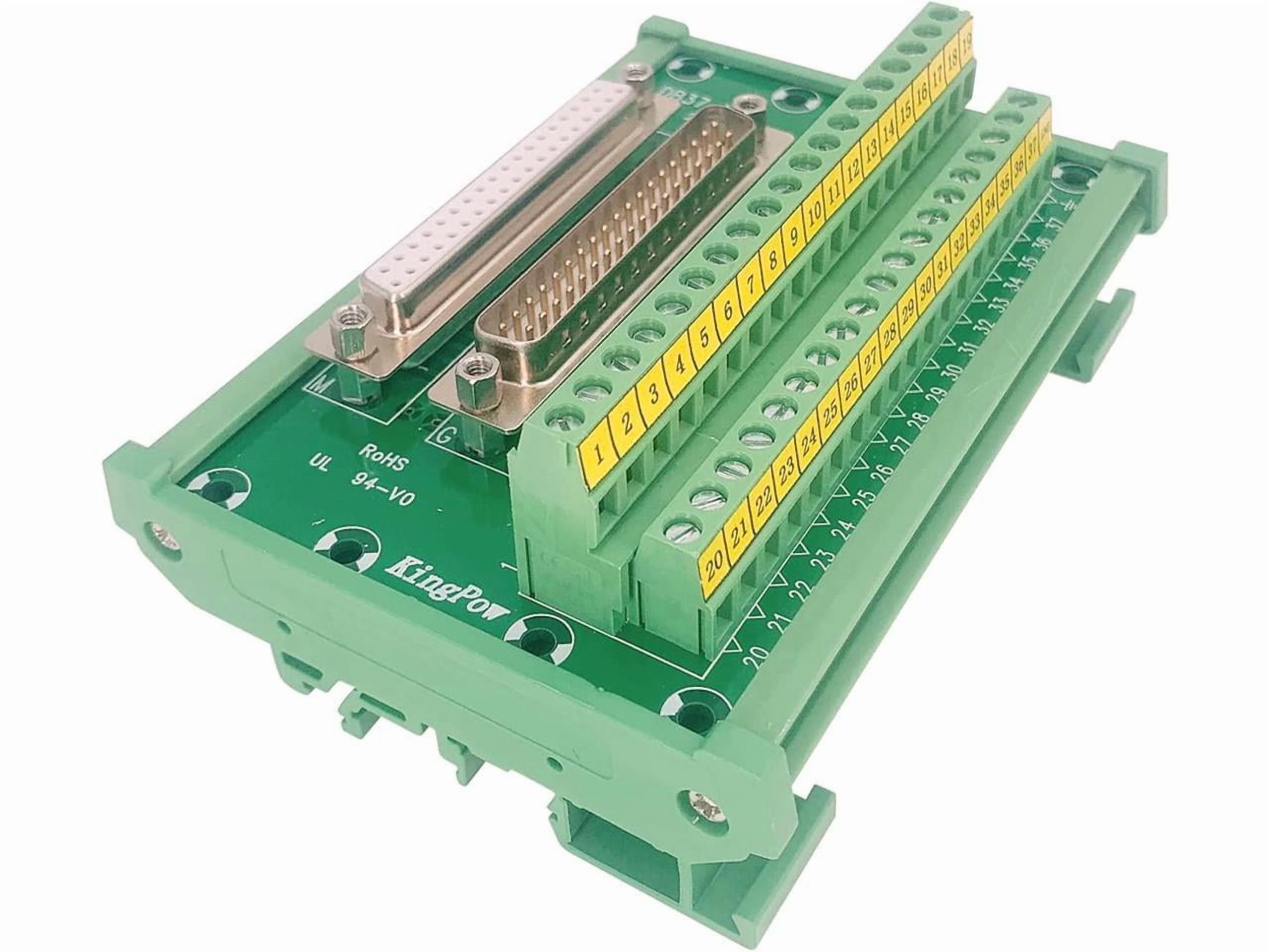 D Sub Interface Module DB37 Male/Female D-SUB Din Rail Mount Interface Module, RS232 D-SUB ...